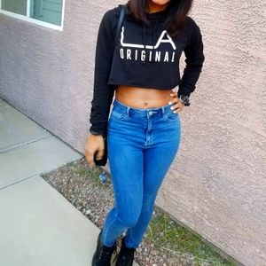 LA Original Cropped Hoodie